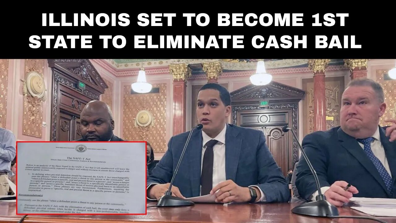 Illinois set to become 1st state to eliminate cash bail