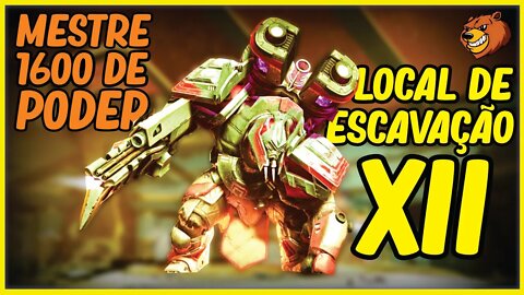 DESTINY 2 │ LOCAL DE ESCAVAÇÃO XII ZME MESTRE IMPECÁVEL SEM MORRER 1600 PODER