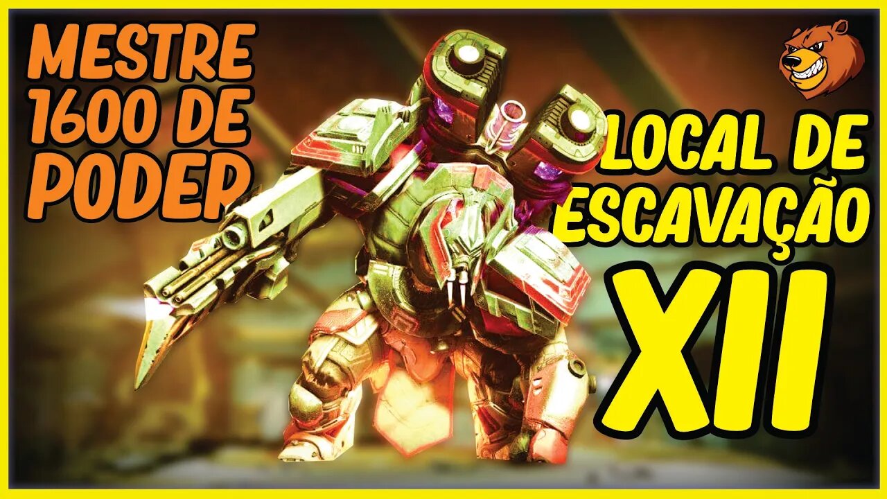 DESTINY 2 │ LOCAL DE ESCAVAÇÃO XII ZME MESTRE IMPECÁVEL SEM MORRER 1600 PODER