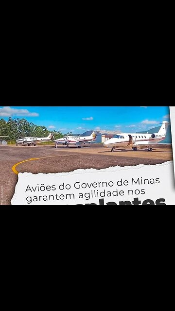 Aviões do Governo de Minas garantem agilidade nos transplantes