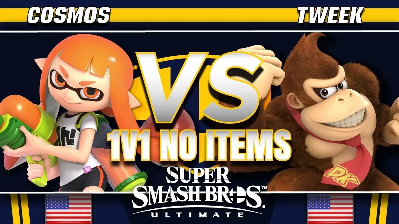 Cosmos (Inkling) vs. Tweek (DK) - SSBU Demo - TBH8