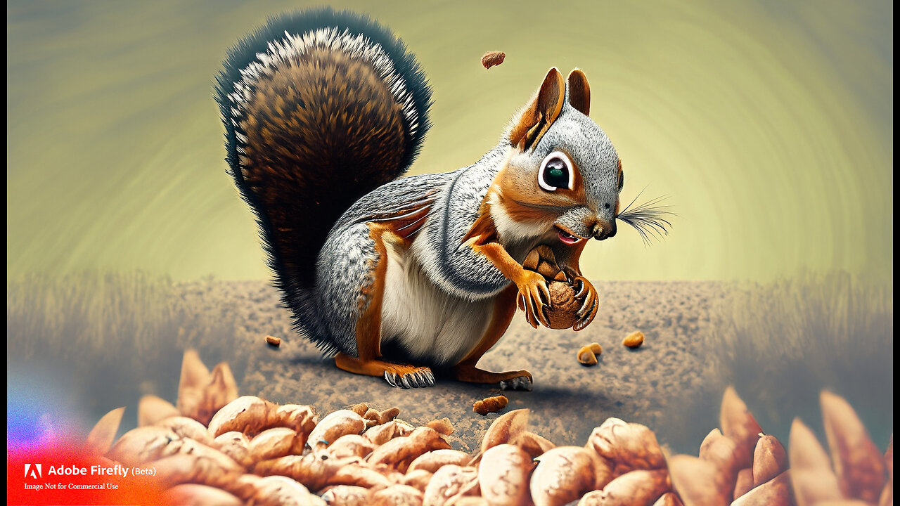 Nutty Adventures || When Hungry Squirrels Go Nuts for Nibbles! 🤣 🌰