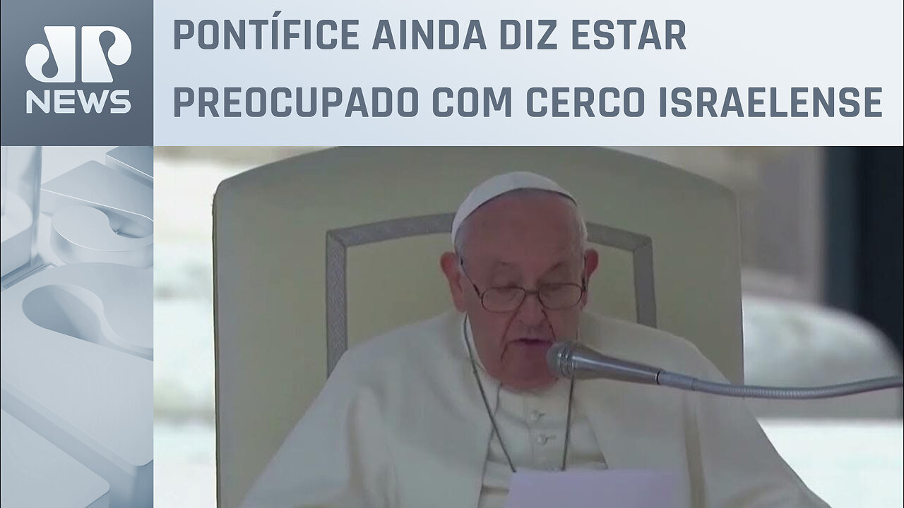 Papa Francisco pede libertação de reféns capturados pelo Hamas em Israel