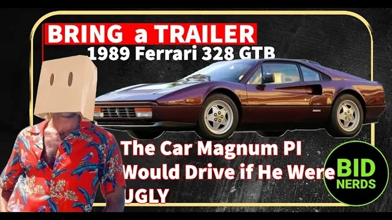 Is This 1989 Ferrari 328 GTB on BaT the Car Magnum PI Would Drive if he were Ugly?