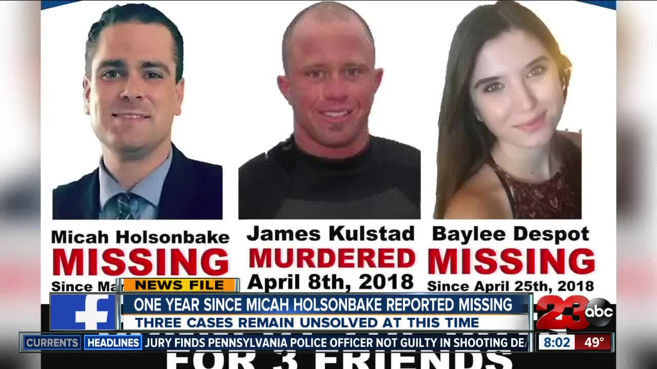 One year anniversary since Micah Holsonbake's disappearance