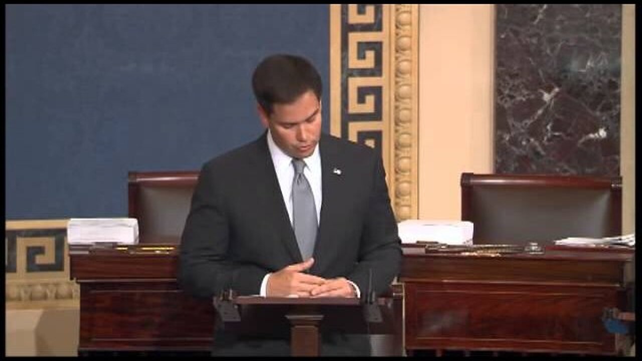 Rubio Discusses Iran Sanctions on the Senate Floor