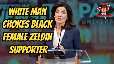 White Man Chokes Black Female Zeldin Supporter, Doesn't Face Charges