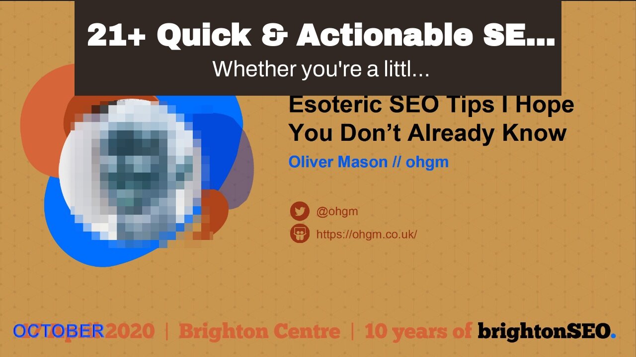 21+ Quick & Actionable SEO Tips To Use In 2022 Fundamentals Explained