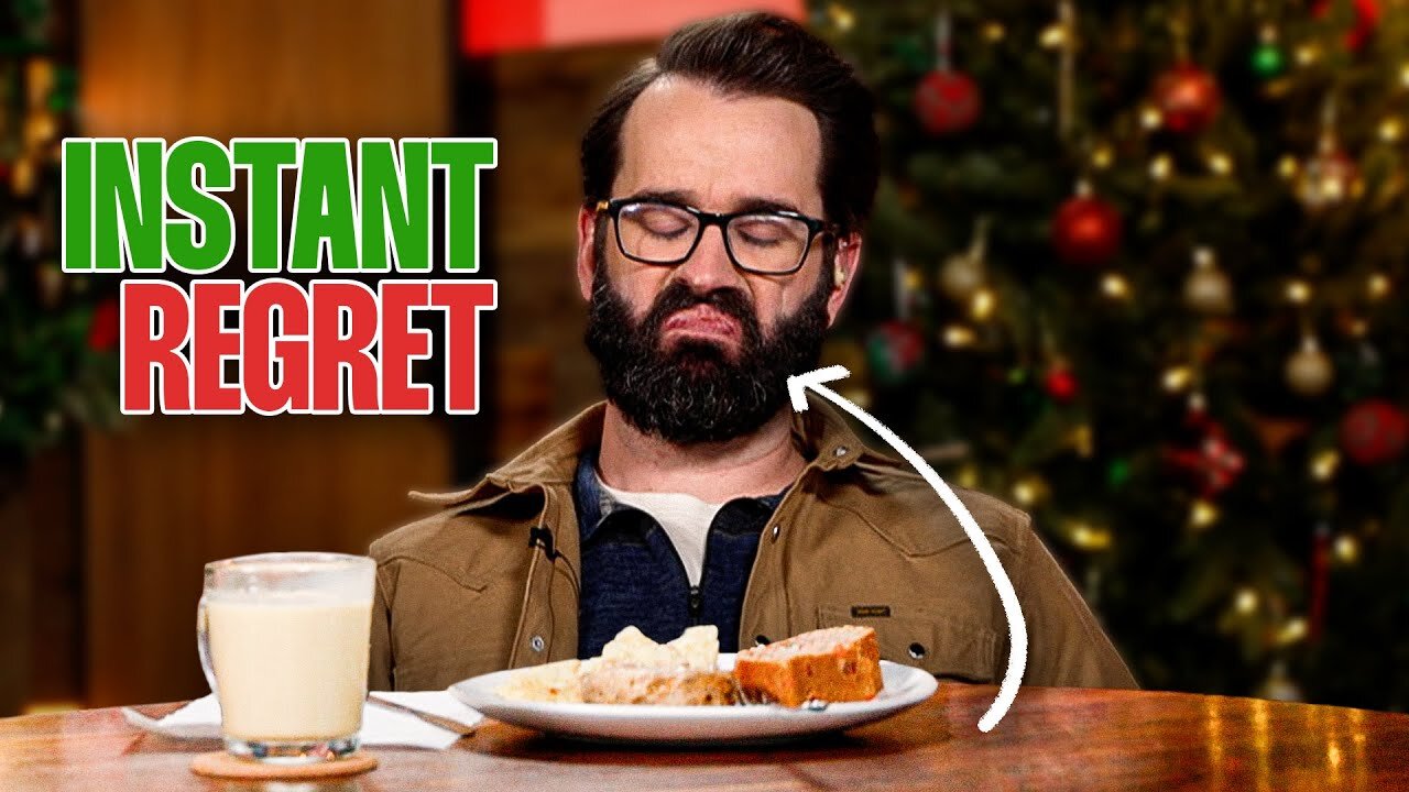 Matt Walsh Eats A VEGAN Christmas Meal