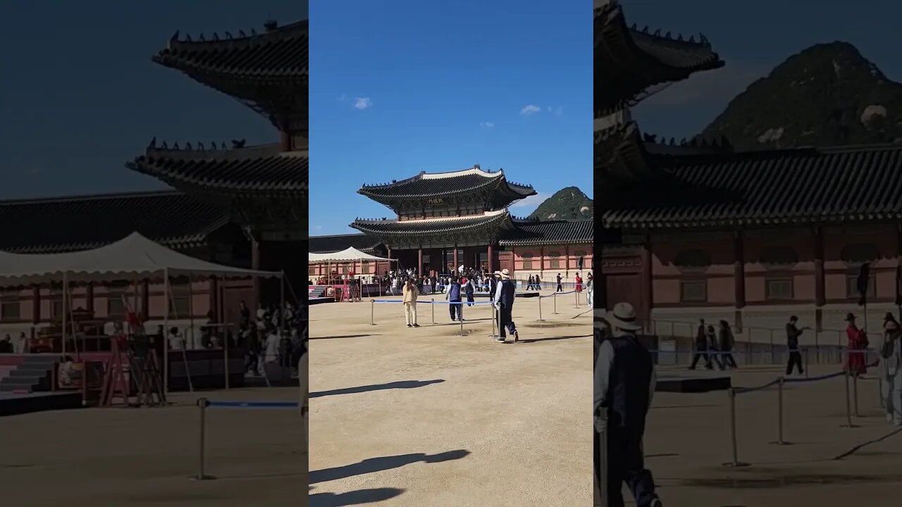 South Korean Castel - inside the walls