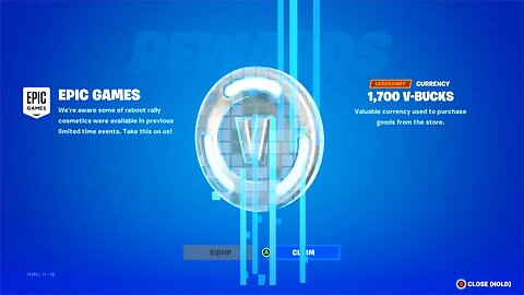 1,700 V-BUCKS for EVERYBODY!