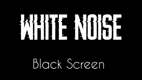 Relaxing White Noise | Uninterrupted for 8 Hours | Black Screen