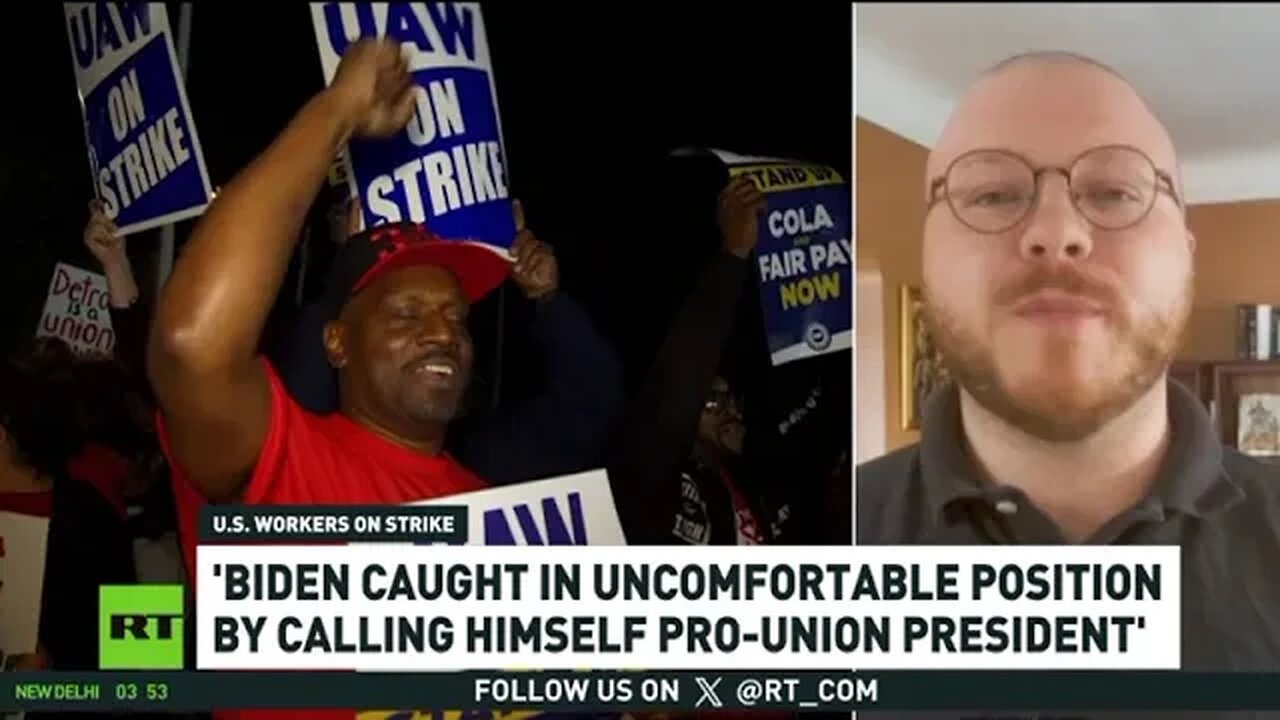 CPI Autoworker Tom Michilak on describes the strike on International TV