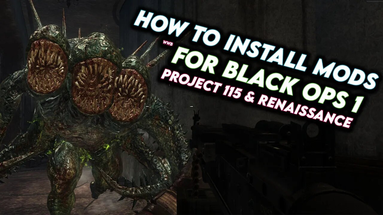 How to install Mods for Black ops 1 Zombies (Project 115 & Renaissance & Other Mods)