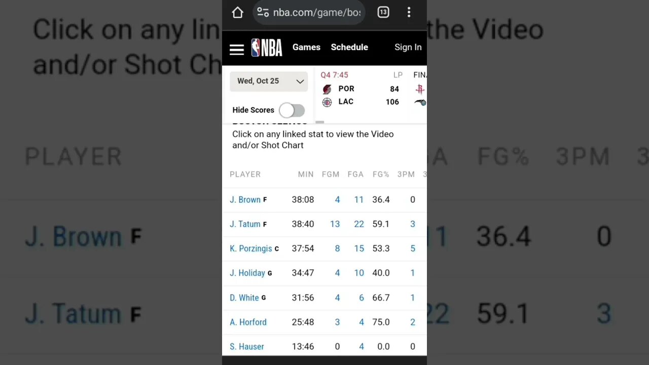 KP AND TATUM COMBINED FOR 64 Pts!!! #explorepage
