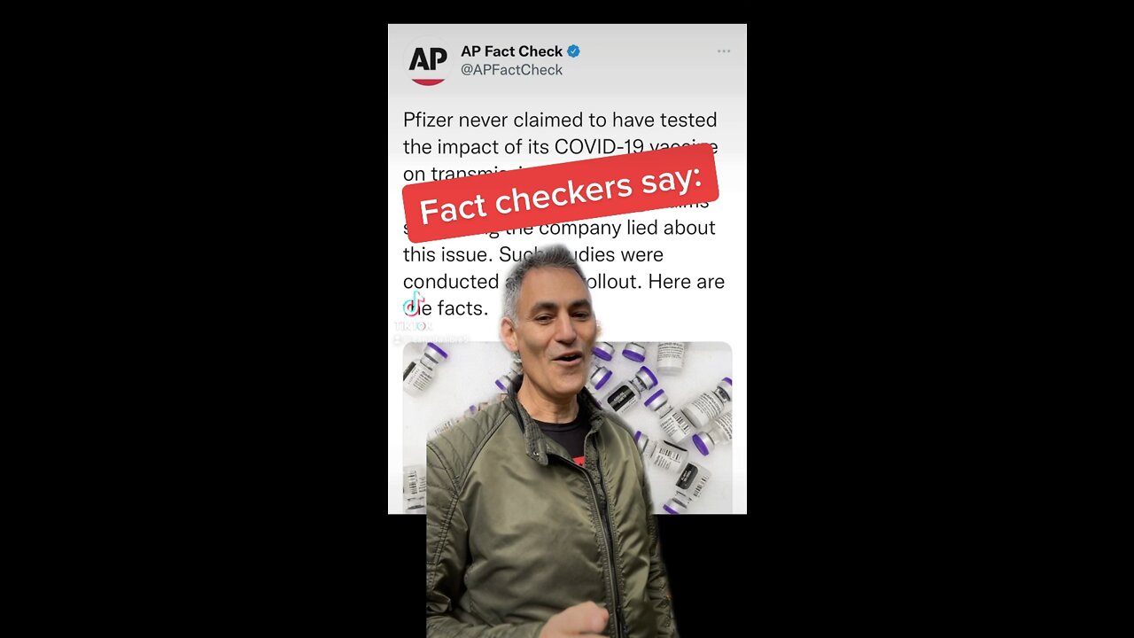 Pfizer & Fact checkers caught lying