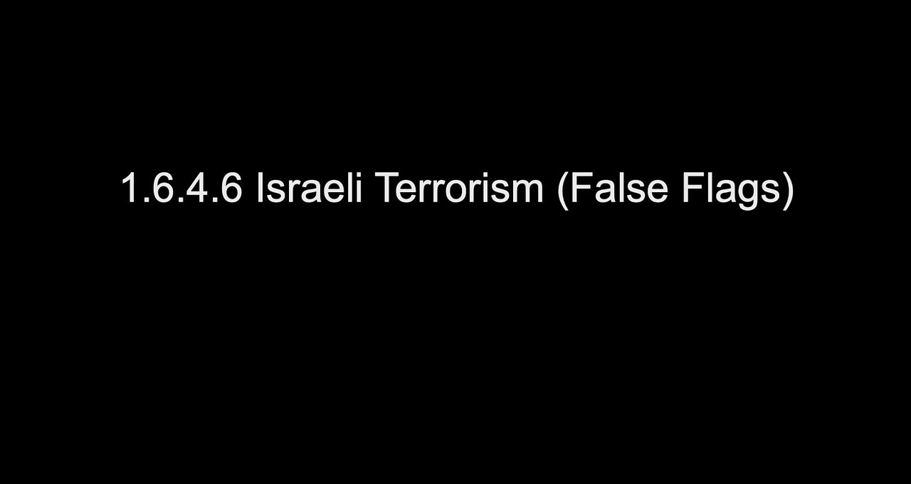 Episode 1.6.4.6 Israeli Terrorism