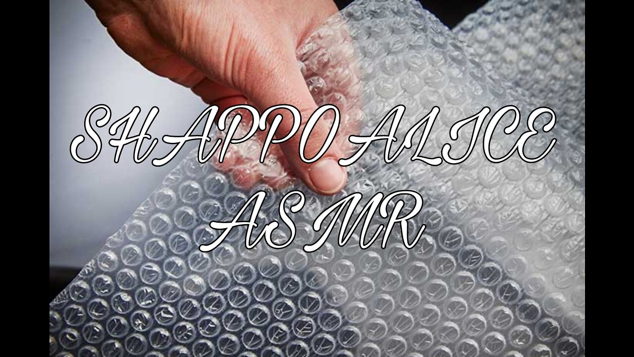 ［ShappoAlice ASMR］Bubble Wrap ASMR 1 Hours|泡泡紙聲 一小時 ASMR |버블페이퍼 ASMR 1시バブルペーパーASMR1時間