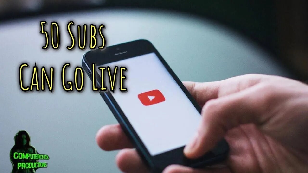 Youtube Creators with 50 Subs Go Live Mobile