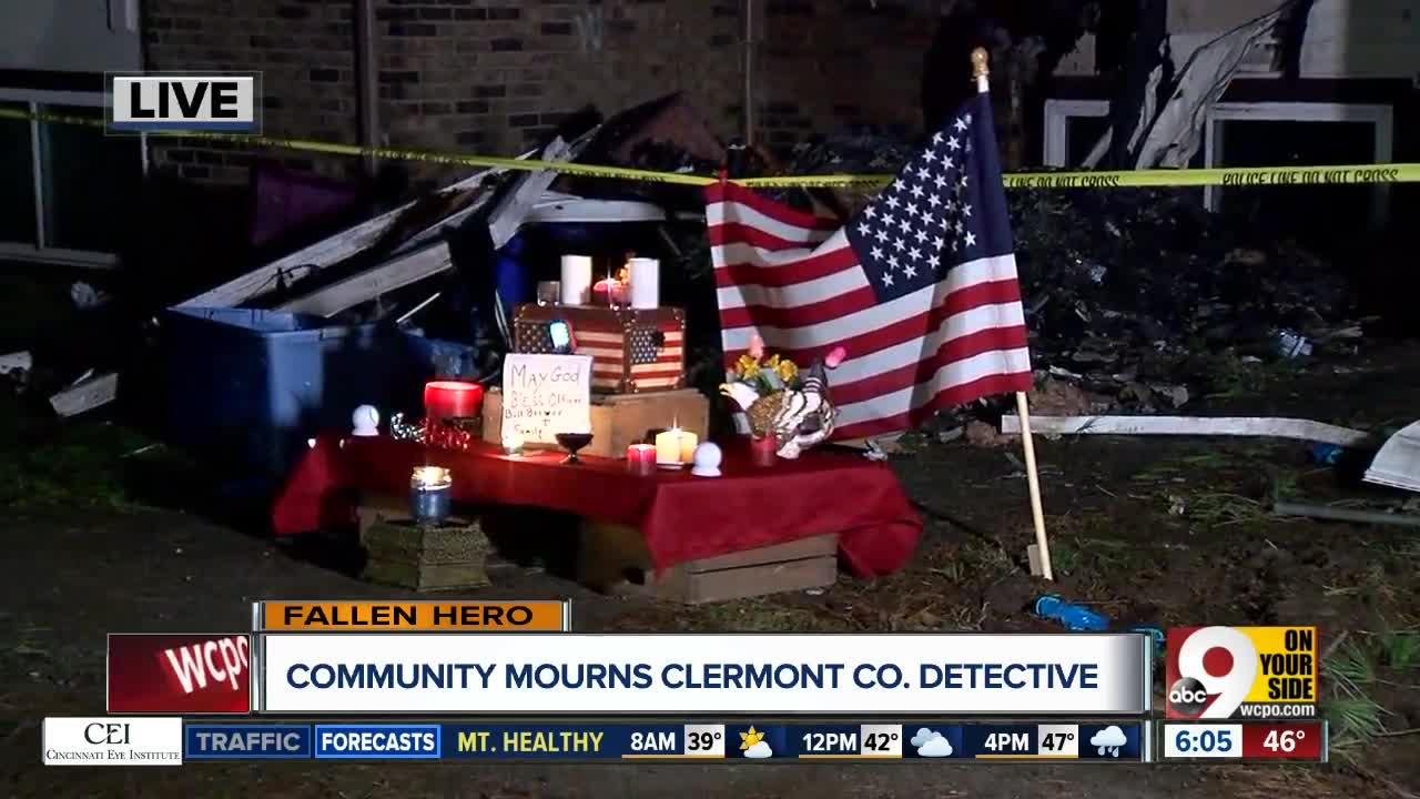 Community mourns Clermont County detectiveo