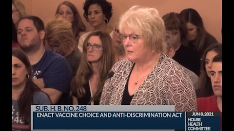 Dr Sherri Tenpenny Testimony on Ohio House Bill 248 - Vaccine Choice and Anti-Discrimination Act
