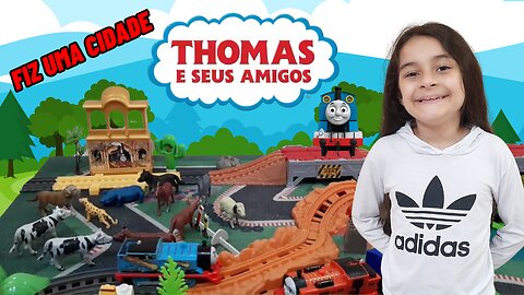 FIZ UMA CIDADE DO THOMAS E SEUS AMIGOS E UMA COMPETIÇÃO