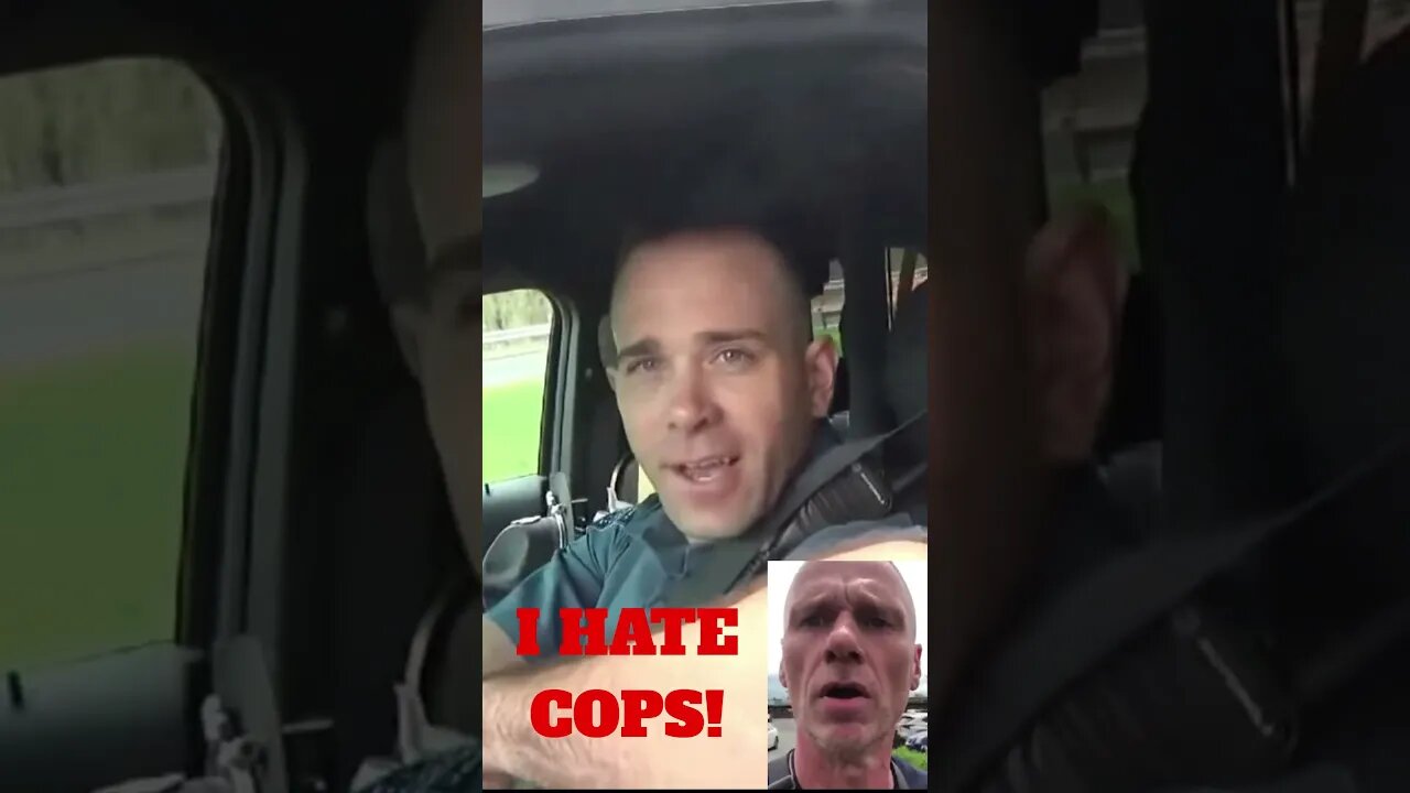 Frauditor AKA Cop Hater Rants About Unmarked Cop Car! #shorts