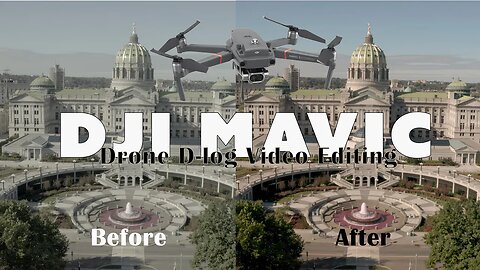 DJI Mavic Pro D-log Video Editing add LUT Before and After Adobe Premiere Pro UHD 4k