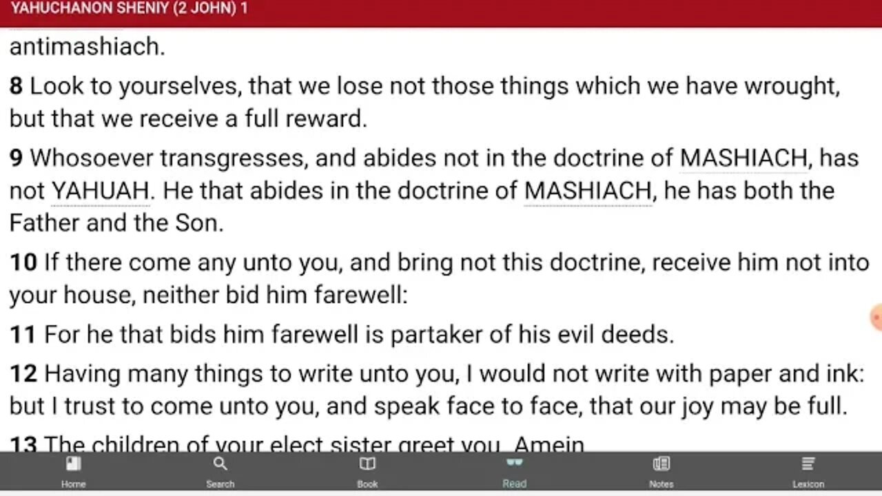 The doctrine of Yahushua