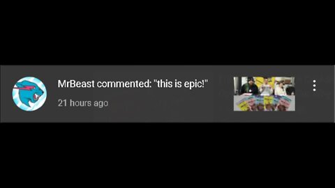 Did MrBeast comment on my video?!