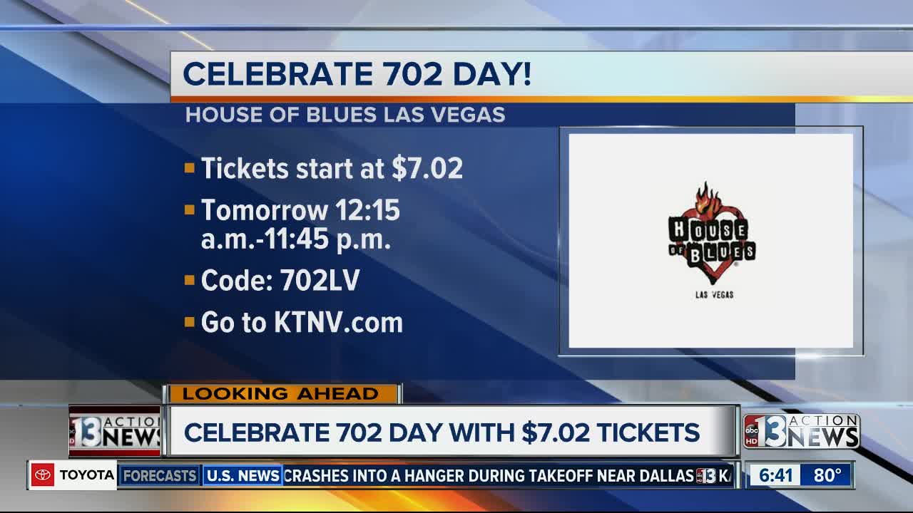 Celebrate 702 day with tickets