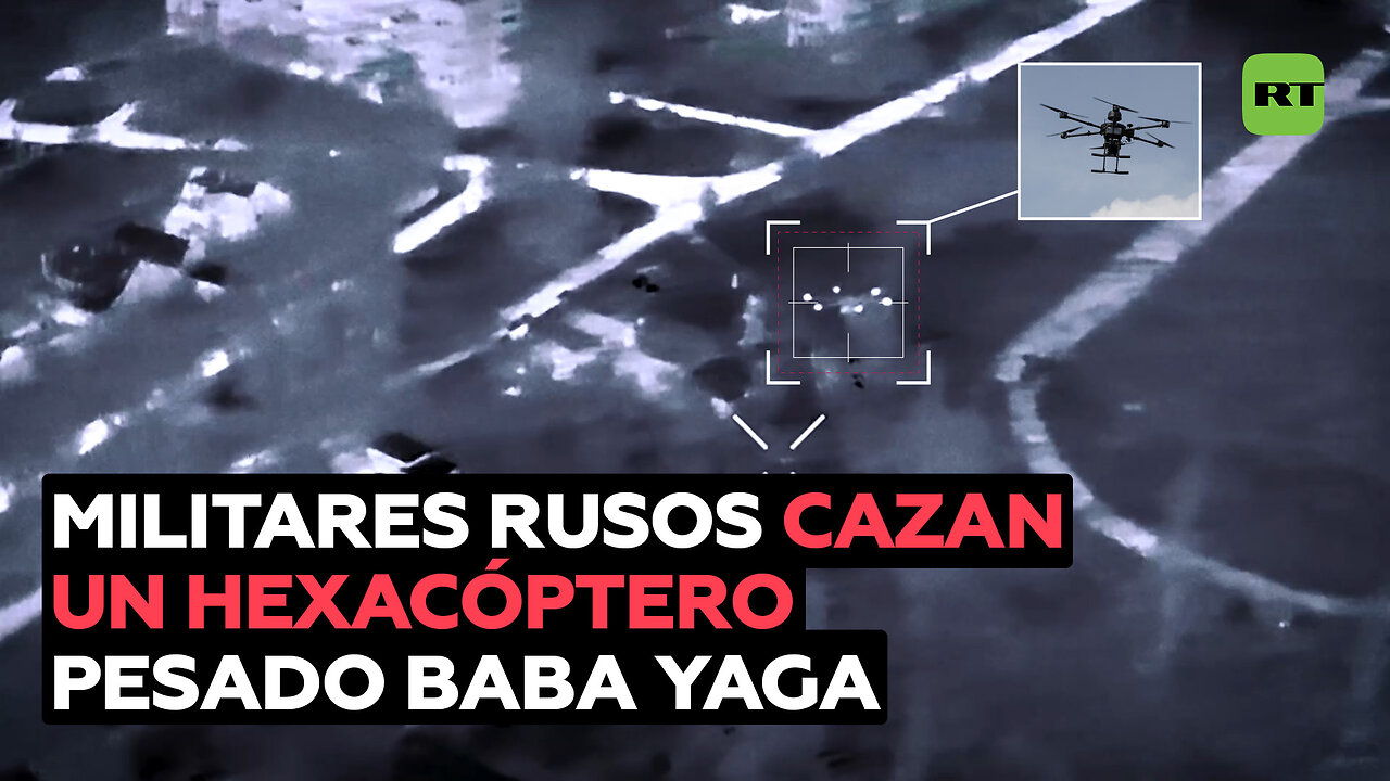 El Ejército ruso rastrea un dron ucraniano y lo destruye