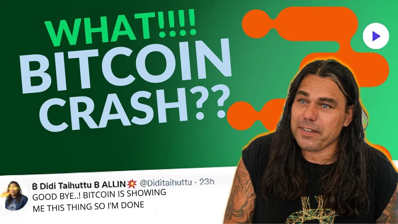 BITCOIN CRASH, WHAT'S HAPPENING?? IS THIS IT??