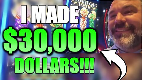 $30,000 DOLLARS IN 30 Minutes!!! I LANDED A MASSIVE MAJOR JACKPOT LIVE!!!