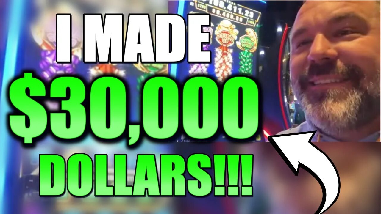 $30,000 DOLLARS IN 30 Minutes!!! I LANDED A MASSIVE MAJOR JACKPOT LIVE!!!