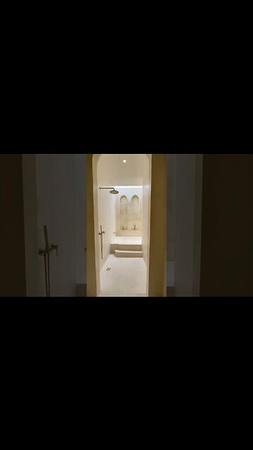 Mediterranean inspired house with arched windows and doors 🌴 #shorts #balivilla #homedecor