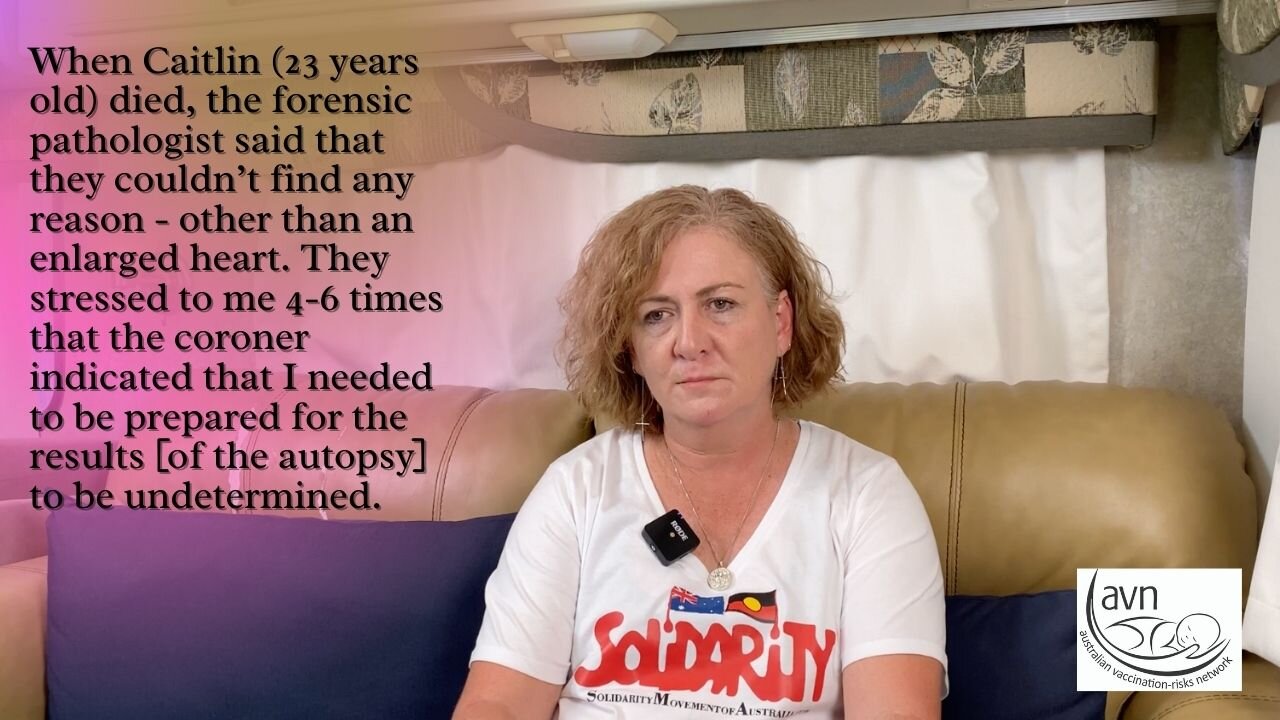 Vaxxed Bus Canberra 2022 - Raelene shares Caitlyn story