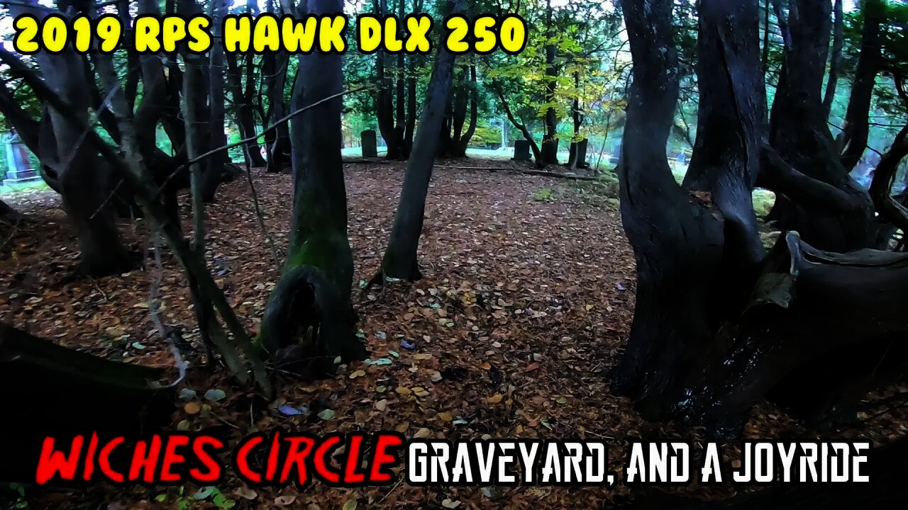 [E3] Spooky ride to witches circle cemetery on the RPS Hawk DLX 250, Happy Halloween!