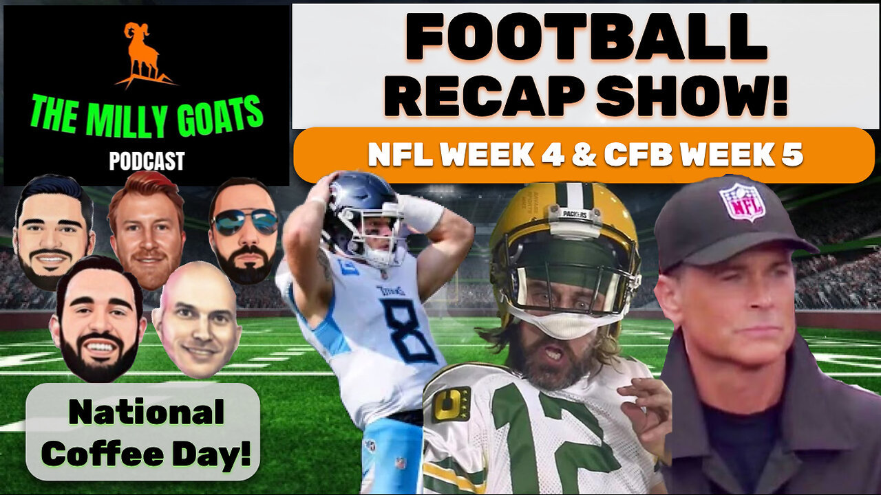 NFL Week 4 Fire Flames Recap, Georgia/Alabama GOTY, & Football Shambles Meter