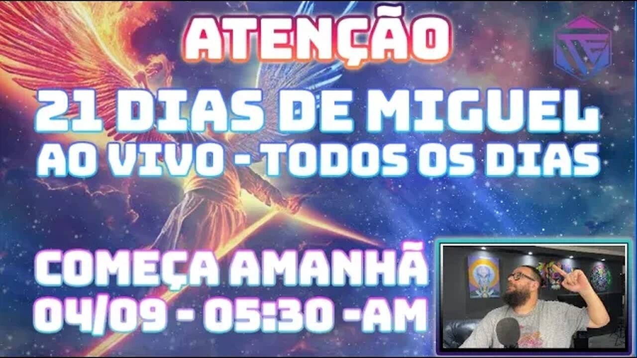 ATENÇÃO - RECADO IMPORTANTE - COMEÇA AMANHÃ - 21 DIAS DE MIGUEL AO VIVO