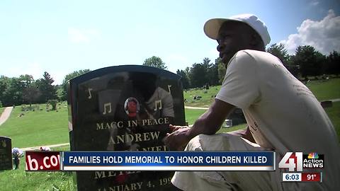 Memorial Day event honors children lost to violence