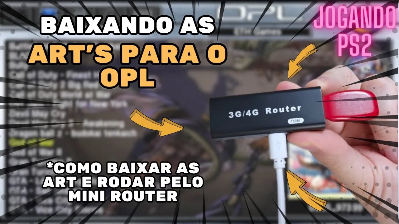 Guia Completo: Baixando e Utilizando ART no OPL Manager para Melhorar suas Capinhas (Mini Router)