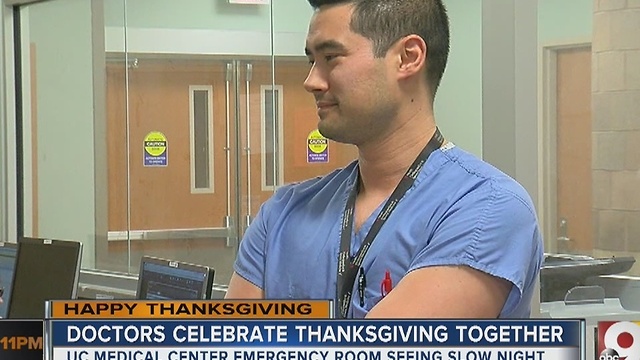 Celebrating Thanksgiving between 911 calls