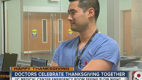 Celebrating Thanksgiving between 911 calls