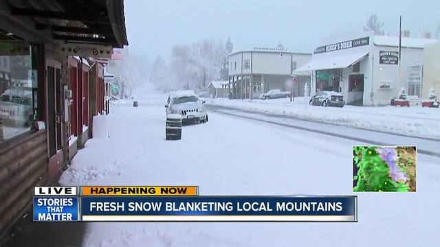 Snow blankets San Diego's mountain areas