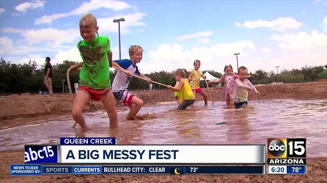 Messy Fest in Queen Creek offering kids an excuse to get dirty