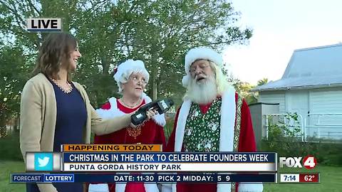 Punta Gorda's Founders' Day Week celebrates with Christmas in the Park - 7am live report