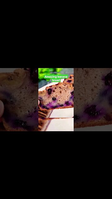 Delicious Blueberry Banana Bread with Dark Chocolate Chips