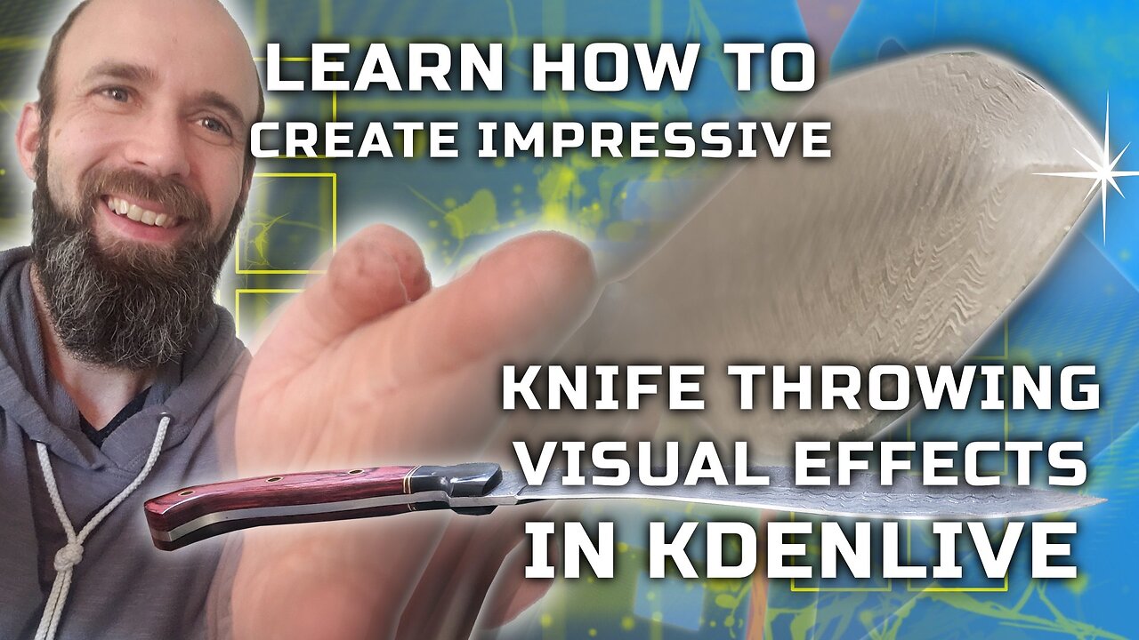 Learn How To Create Impressive Knife Throwing Visual Effects In Kdenlive