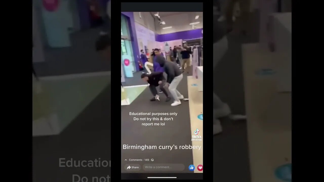 When people have no fear of robbing shops during the day is when you know the UK is over.